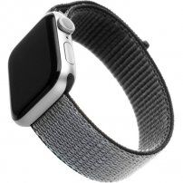 FIXED Nylon Strap curea din nailon pentru Apple Watch 42mm / 41mm / 40mm / 38mm - gri