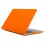 Husă transparentă mată pentru MacBook Pro 15" (A1707 / A1990) - portocaliu
