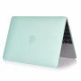 Husă transparentă mată pentru MacBook Air 13" (A1237 / A1304 / A1369 / A1466) - verde pastel