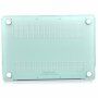 Husă transparentă mată pentru MacBook Air 13" (A1237 / A1304 / A1369 / A1466) - verde pastel