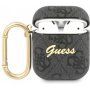 Guess 4G Script husă pentru AirPods 1 / 2 - gri