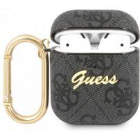 Guess 4G Script husă pentru AirPods 1 / 2 - gri