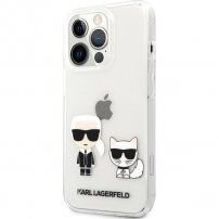Karl Lagerfeld Ikonik carcasă pentru iPhone 13 Pro Max - transparent