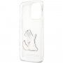 Karl Lagerfeld Choupette Eat carcasă pentru iPhone 13 Pro Max - transparent