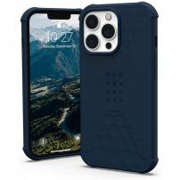 UAG Standard Issue husă rezistentă din silicon pentru iPhone 13 Pro - albastru închis