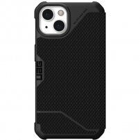 UAG Metropolis carcasă flip rezistentă pentru iPhone 13 - kevlar negru