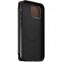 Nomad MagSafe Rugged Folio husă flip din piele pentru iPhone 13 - maro