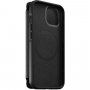 Nomad MagSafe Rugged Folio husă flip din piele pentru iPhone 13 - negru