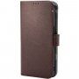 Decoded Wallet carcasă flip pentru iPhone 13 - maro