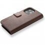 Decoded Wallet carcasă flip pentru iPhone 13 Pro - maro