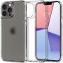 Spigen Quartz Hybrid husă mată cu partea din spate din sticlă pentru iPhone 13 Pro Max - transparent