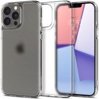 Spigen Quartz Hybrid husă mată cu partea din spate din sticlă pentru iPhone 13 Pro Max - transparent