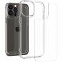 Spigen Quartz Hybrid husă mată cu partea din spate din sticlă pentru iPhone 13 Pro Max - transparent