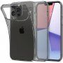 Spigen Crystal Flex husă transparentă pentru iPhone 13 Pro Max - negru