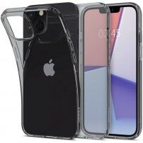 Spigen Crystal Flex husă transparentă pentru iPhone 13 mini - negru