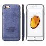 Taokkim husă de protecție din piele PU cu buzunar în stil retro pentru iPhone 6 / 6S - albastru