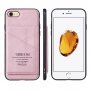 Taokkim husă de protecție din piele PU cu buzunar în stil retro pentru iPhone 6 / 6S - roz