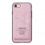 Taokkim husă de protecție din piele PU cu buzunar în stil retro pentru iPhone 6 Plus / 6S Plus - roz