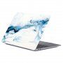 Carcasă mată pentru MacBook Pro 15" (A1398) - marmură alb-turcoaz