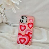 Husă de protecție din plastic moale pentru iPhone 12 Pro Max - Inimi