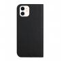 Husă flip magnetică, pentru iPhone 12 mini - negru