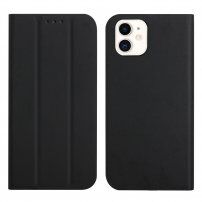 Husă flip magnetică, pentru iPhone 11 - negru