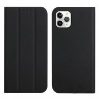 Husă flip magnetică, pentru iPhone 11 Pro Max - negru