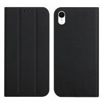 Husă flip magnetică, pentru iPhone XR - negru