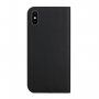 Husă flip magnetică, pentru iPhone XS Max - negru