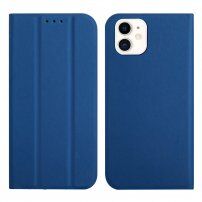 Husă flip magnetică, pentru iPhone 12 mini - albastru regal