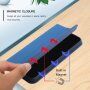 Husă flip magnetică, pentru iPhone XR - albastru regal