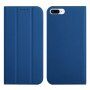 Husă flip magnetică, pentru iPhone 7 Plus / 8 Plus - albastru regal