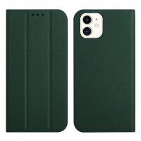 Husă flip magnetică, pentru iPhone 12 mini - verde