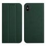 Husă flip magnetică, pentru iPhone XS Max - verde