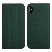 Husă flip magnetică, pentru iPhone XS Max - verde