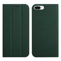 Husă flip magnetică, pentru iPhone 7 Plus / 8 Plus - verde