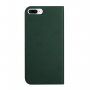 Husă flip magnetică, pentru iPhone 7 Plus / 8 Plus - verde