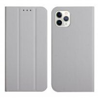 Husă flip magnetică, pentru iPhone 12 Pro Max - gri