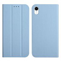 Husă flip magnetică, pentru iPhone XR - albastru
