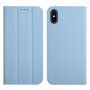 Husă flip magnetică, pentru iPhone XS Max - albastru