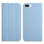 Husă flip magnetică, pentru iPhone 7 Plus / 8 Plus - albastru
