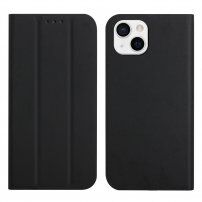 Husă flip magnetică, pentru iPhone 13 mini - negru