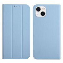 Husă flip magnetică, pentru iPhone 13 - albastru