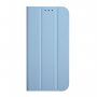 Husă flip magnetică, pentru iPhone 13 - albastru