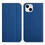 Husă flip magnetică, pentru iPhone 13 - albastru regal