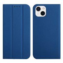 Husă flip magnetică, pentru iPhone 13 - albastru regal