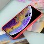 Carcasă din silicon cu suport de încărcare Magsafe pentru iPhone X / XS - coral