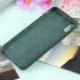 Carcasă din silicon cu suport de încărcare Magsafe pentru iPhone XS Max - verde închis