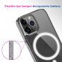 Husă de protecție cu suport de încărcare MagSafe pentru iPhone 13 Pro Max - transparent