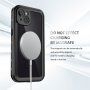 Husă de protecție 360° pentru iPhone 13 - negru